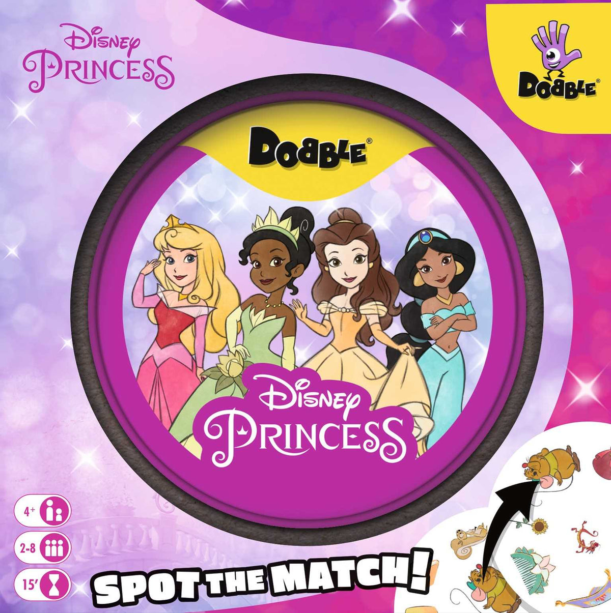Dobble Disney Princess Card Game – 55 Cards