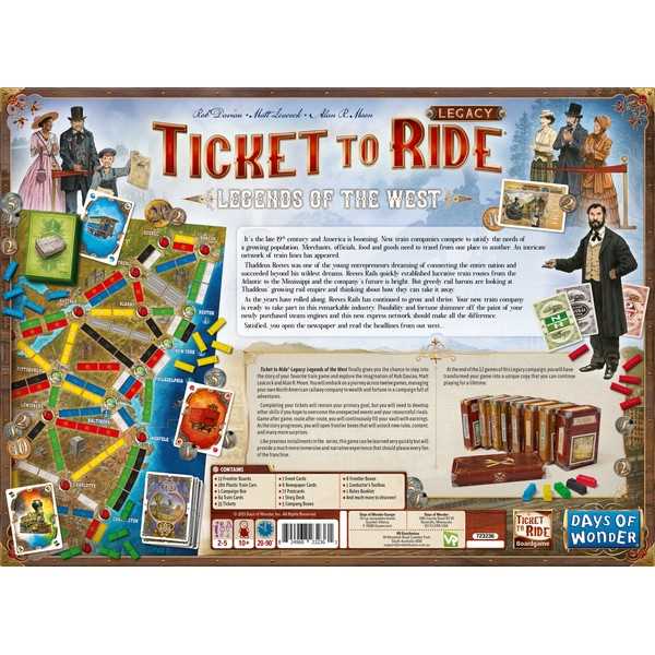 Ticket to Ride Legacy: Legends of the West