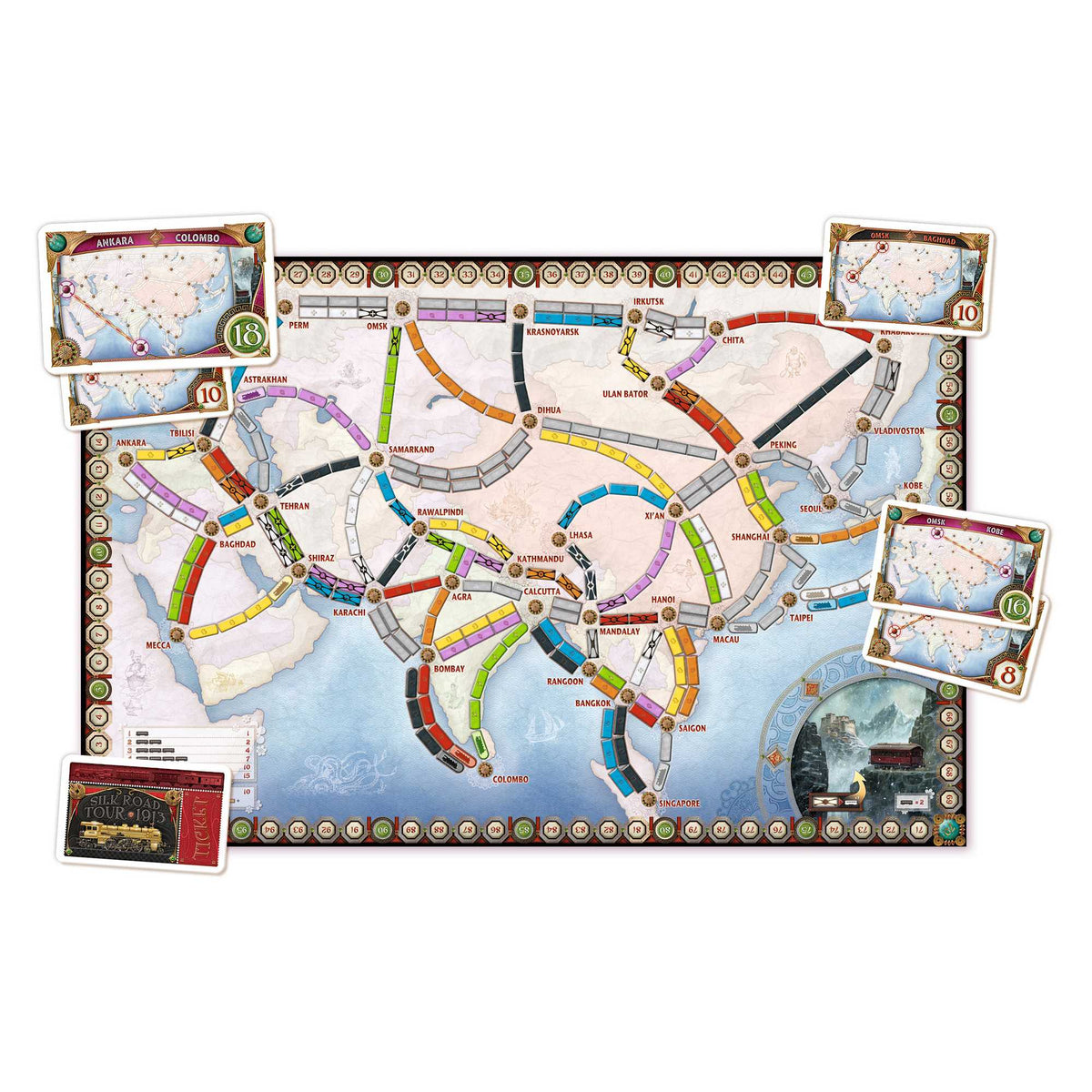 Ticket to Ride Map Collection: Volume 1 – Asia & Legendary Asia