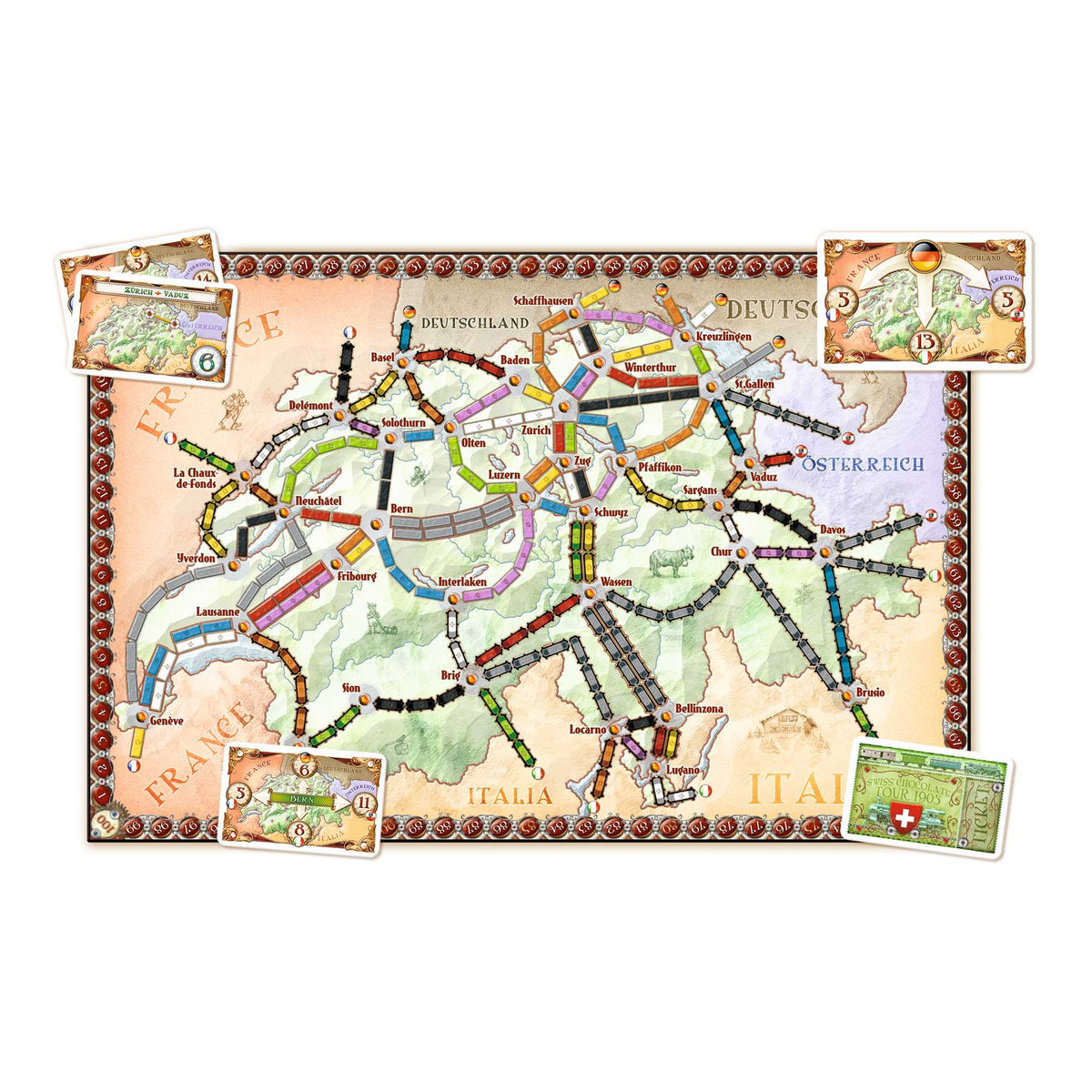 Ticket to Ride Map Collection: Volume 2 – India & Switzerland