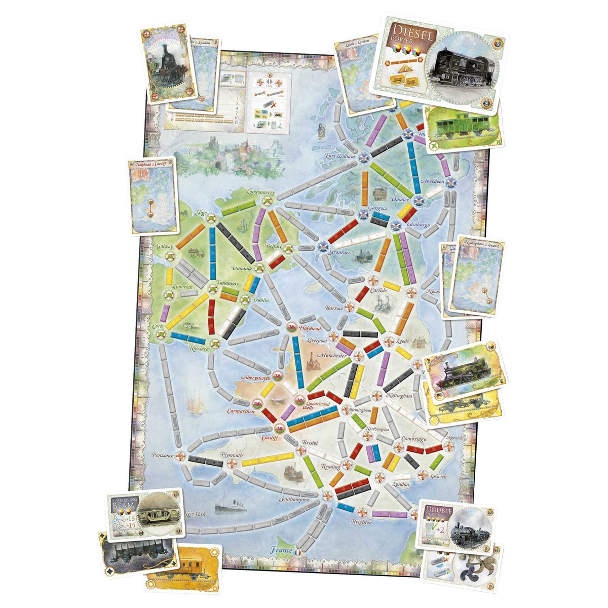 Ticket to Ride Map Collection: Volume 5 – United Kingdom & Pennsylvania