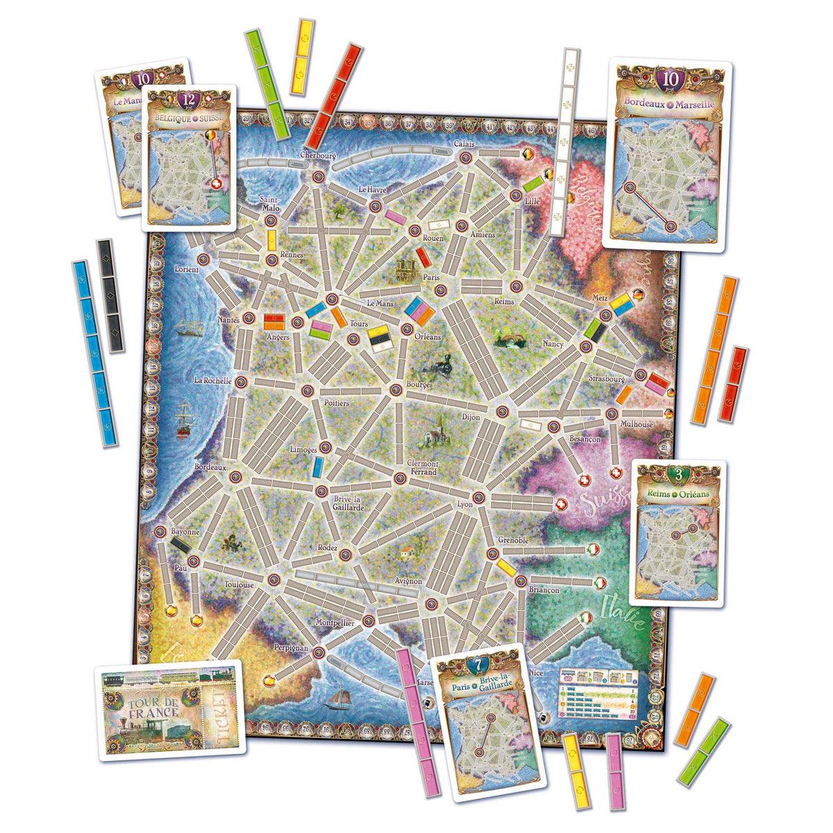 Ticket to Ride Map Collection: Volume 6 – France & Old West