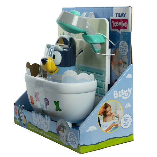 Toomies Bluey Shower & Scrub Interactive Bath Toy