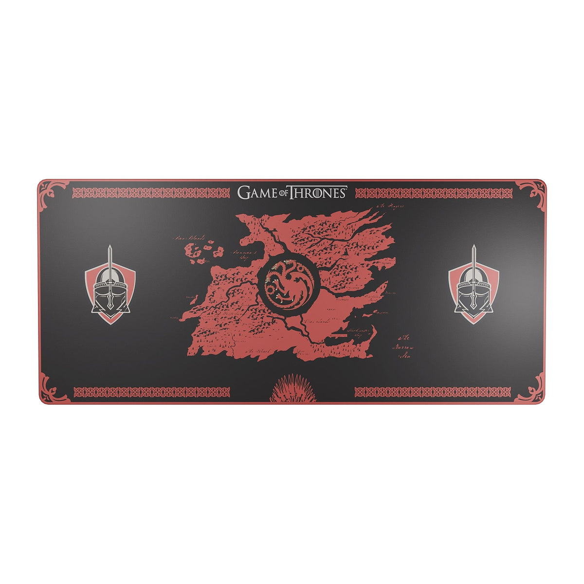 Lexip Game of Thrones House Targaryen XXL Mouse Pad - Black