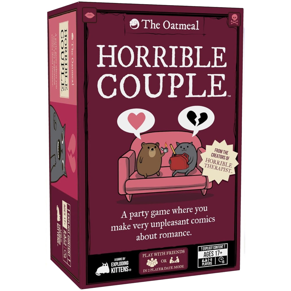 Exploding Kittens Horrible Couple Card Game