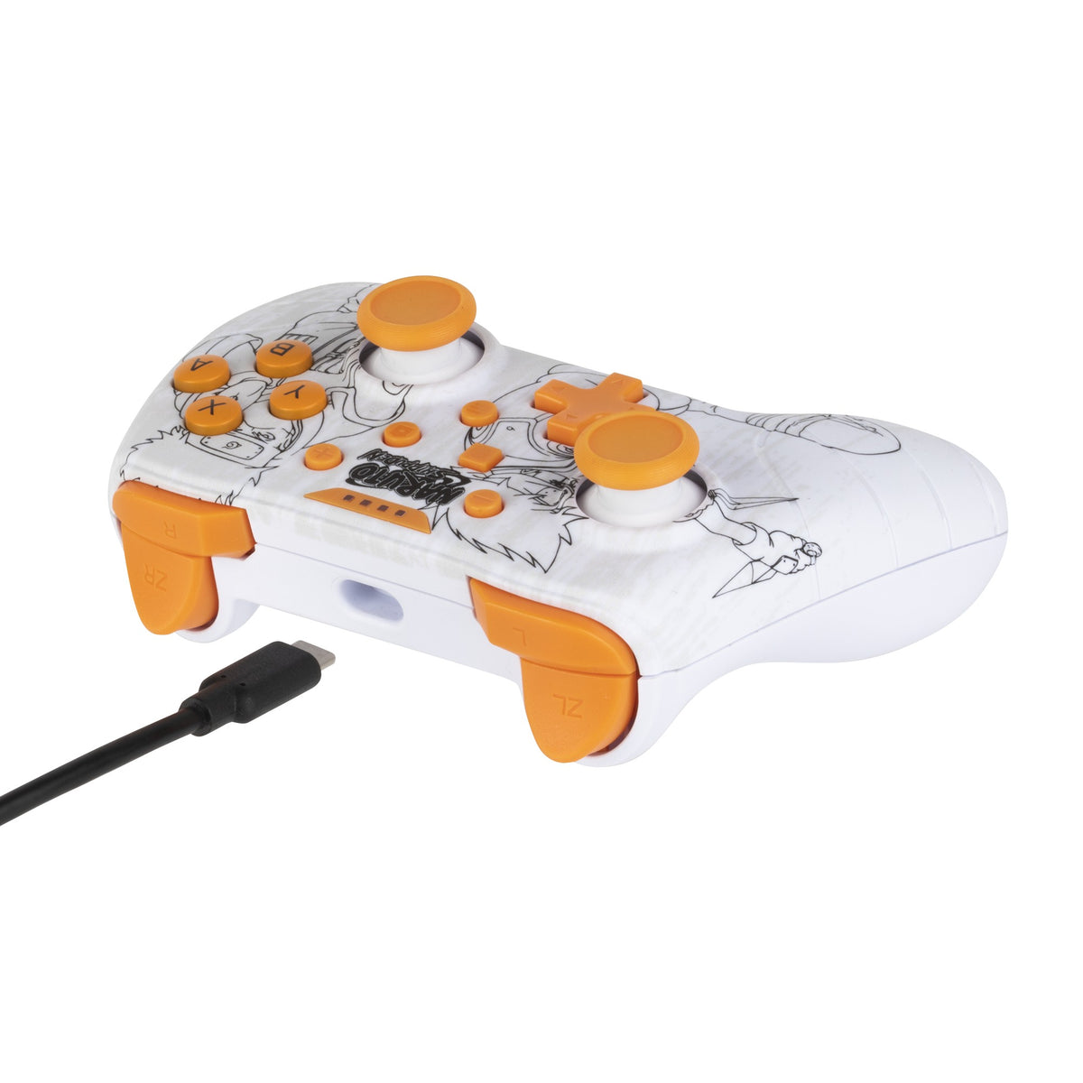 Konix Naruto Shippuden Kakashi White Wired Controller for Nintendo Switch & PC