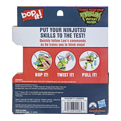 Hasbro Bop It! Teenage Mutant Ninja Turtles Leonardo Electronic Game