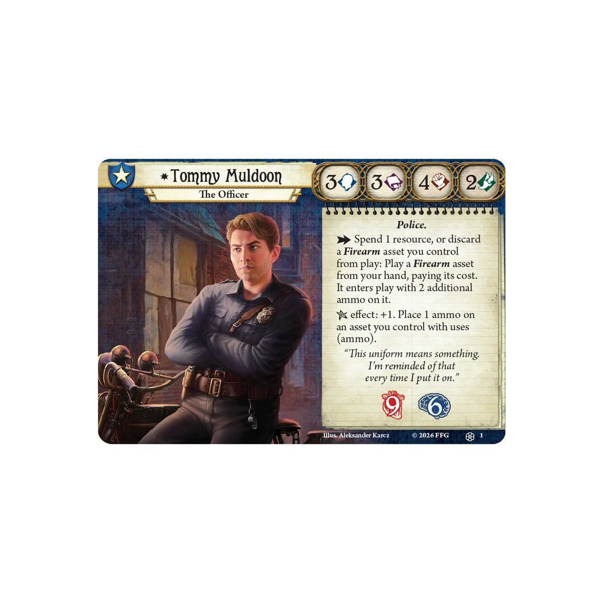 Arkham Horror: The Card Game – Tommy Muldoon Investigator Deck