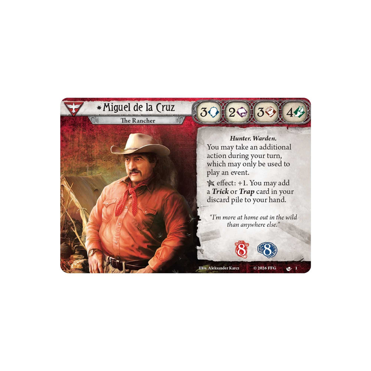 Arkham Horror: The Card Game – Miguel de la Cruz Investigator Deck