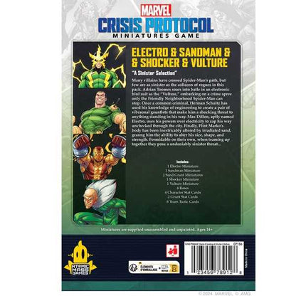 Marvel: Crisis Protocol – Electro, Sandman, Shocker & Vulture