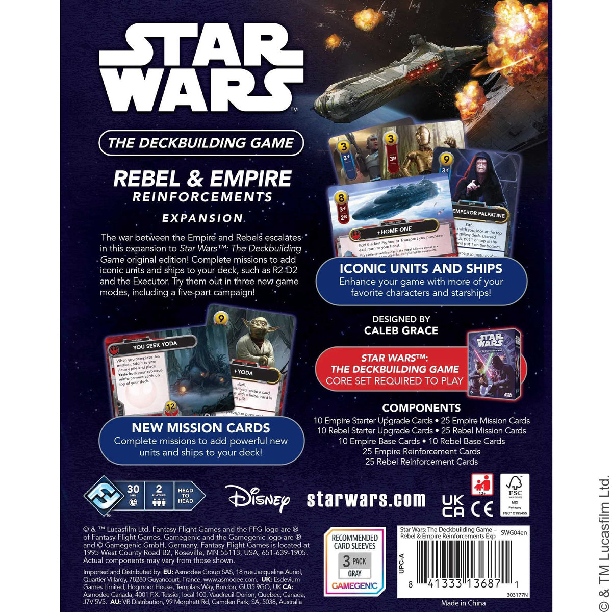 Star Wars: The Deckbuilding Game – Rebel & Empire Reinforcements Expansion