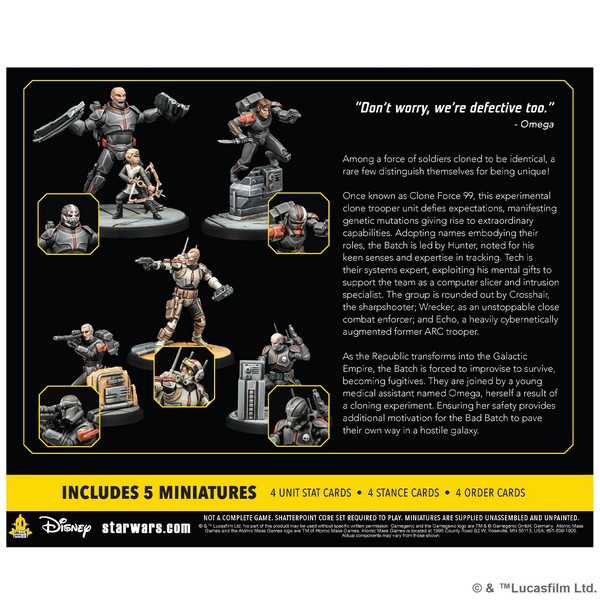 Star Wars: Shatterpoint Clone Force 99 Squad Pack