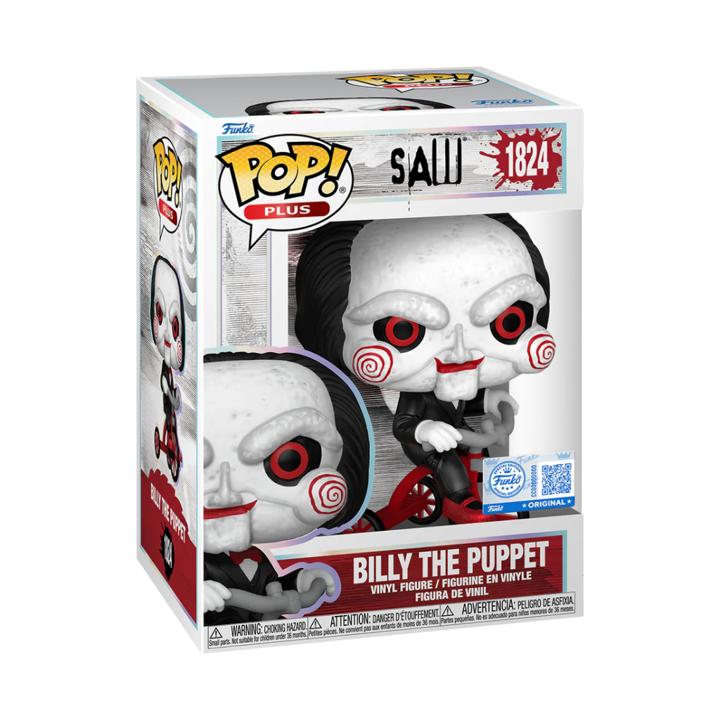 Funko Pop! Vinyl Plus Saw Billy the Puppet on Tricycle