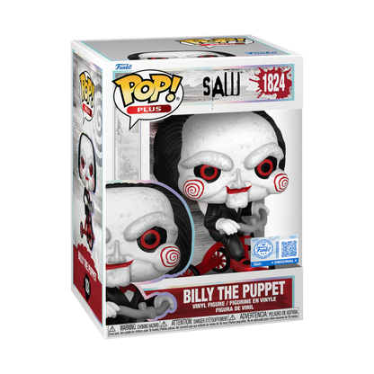 Funko Pop! Vinyl Plus Saw Billy the Puppet on Tricycle