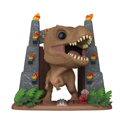Funko Pop! Vinyl Deluxe Jurassic Park Tyrannosaurus Rex with Gates #1775