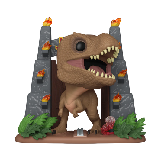 Funko Pop! Vinyl Deluxe Jurassic Park Tyrannosaurus Rex with Gates #1775