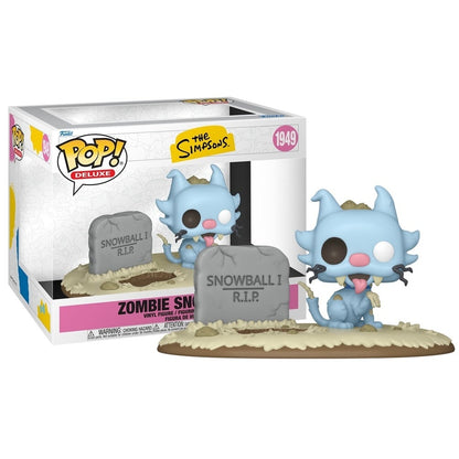Funko Pop! Deluxe The Simpsons Zombie Snowball Vinyl Figure #1949