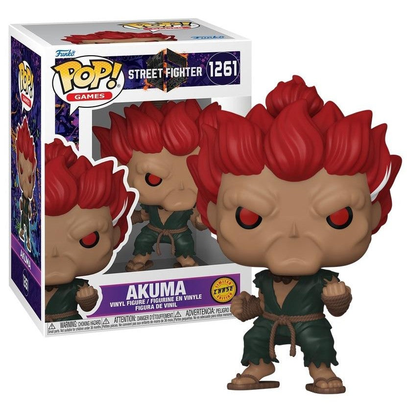 Funko Pop! Games Street Fighter 6 Akuma #1261 Vinyl Figure (1 in 6 Chance of Chase)