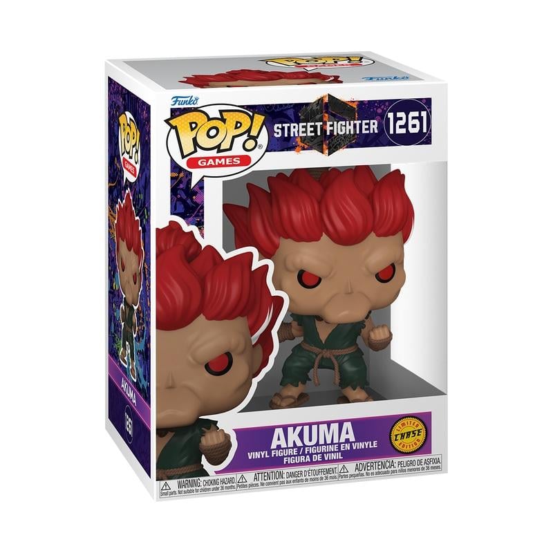 Funko Pop! Games Street Fighter 6 Akuma #1261 Vinyl Figure (1 in 6 Chance of Chase)
