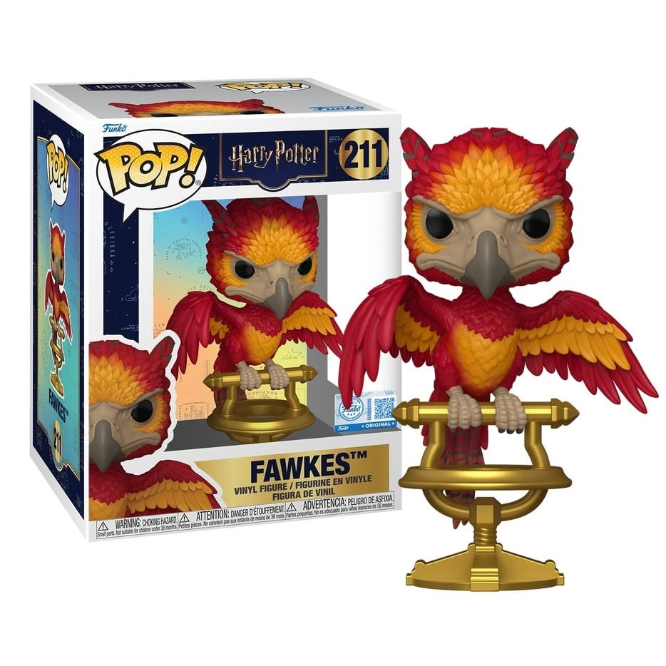 Funko Pop! Premium Harry Potter Fawkes on Perch Vinyl Figure #211