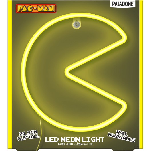 Paladone Pac-Man Wall Mountable LED Neon Light