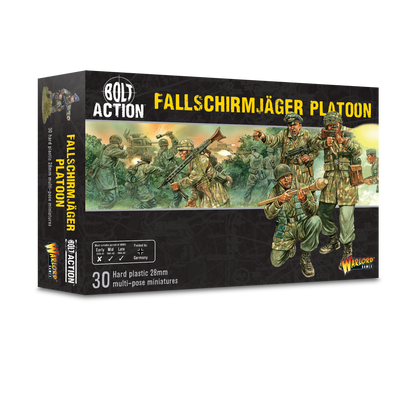 Bolt Action Fallschirmjäger Platoon 30-Piece Miniatures Set