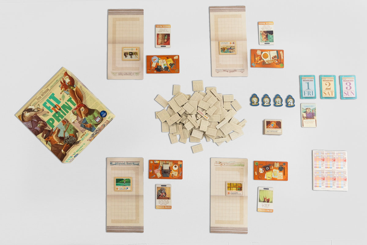 Fit to Print Board Game