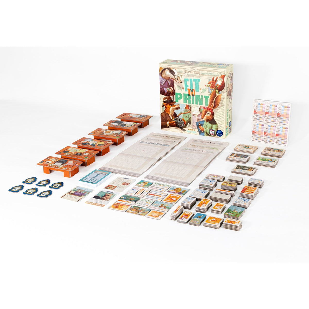 Fit to Print Board Game
