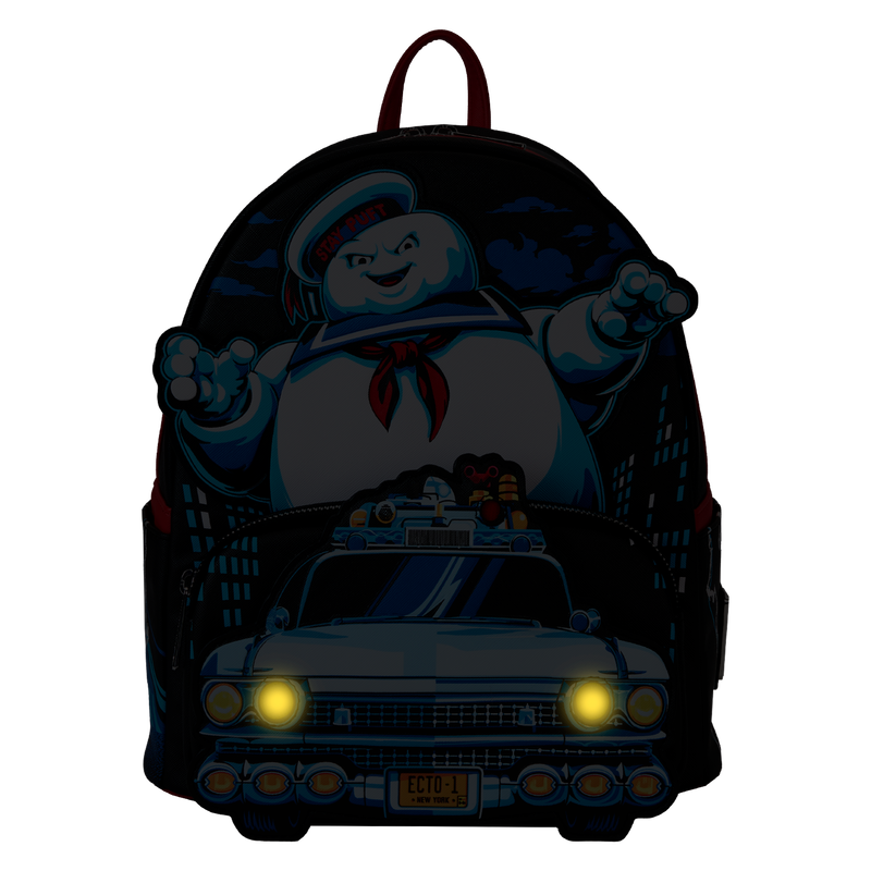 Loungefly Ghostbusters Stay Puft Ecto-1 Light-Up Mini Backpack