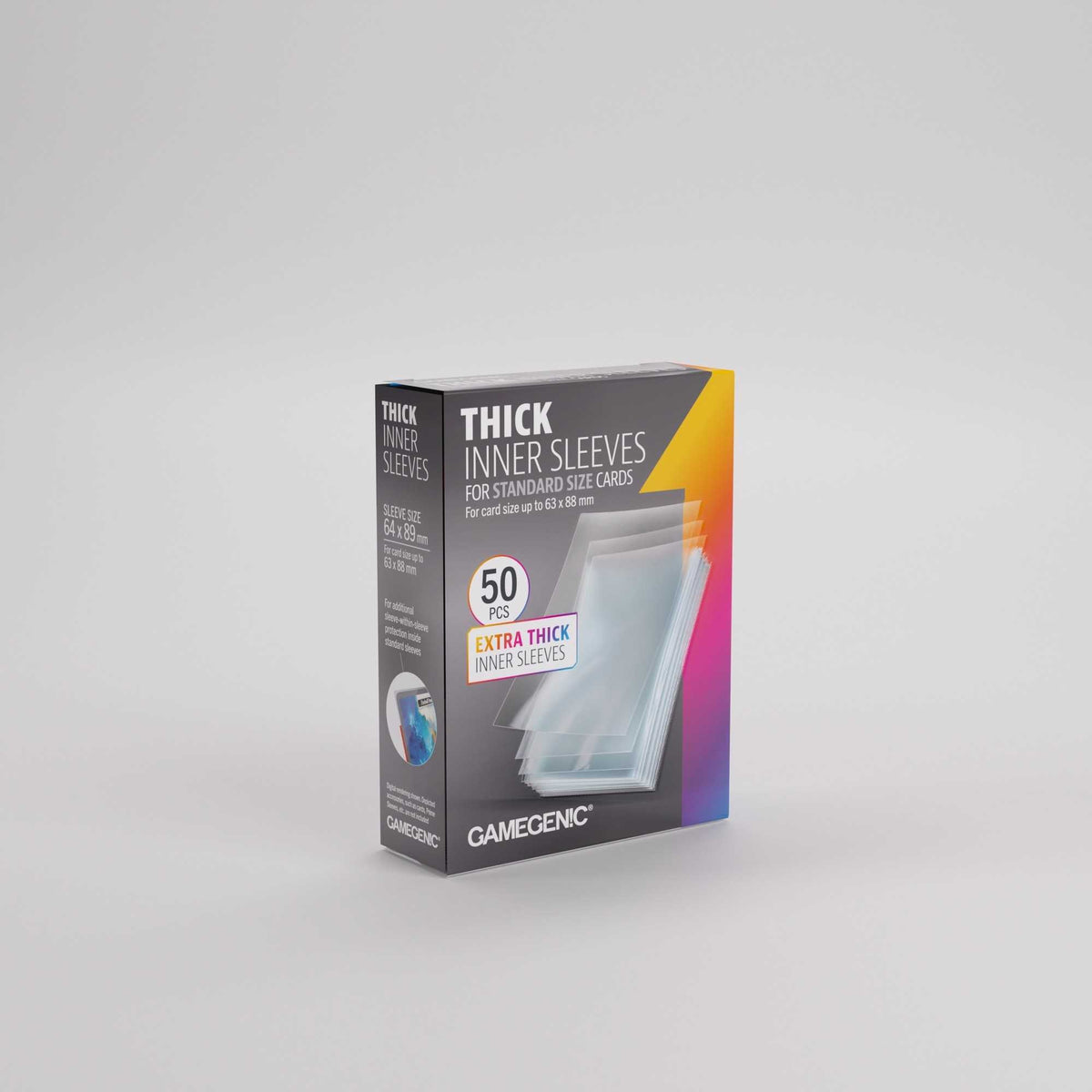 Gamegenic Thick Inner Sleeves 64 x 89 mm (100 ct.)
