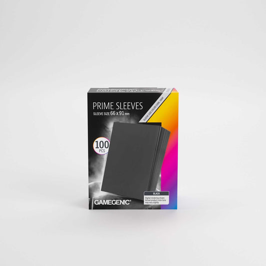 Gamegenic Prime Sleeves Black 66 x 91 mm, 100 ct.