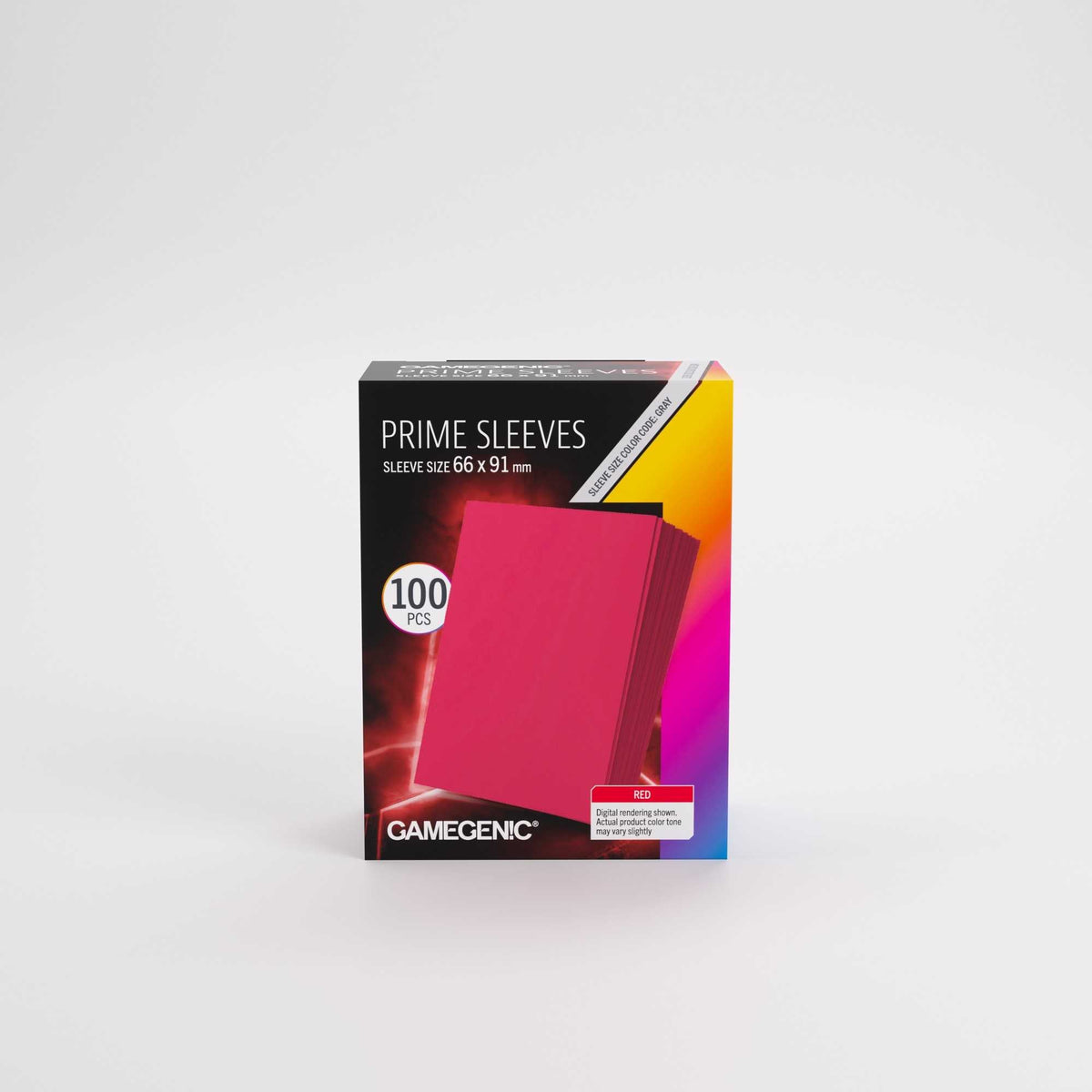 Gamegenic Prime Sleeves Red 66 x 91 mm (100)