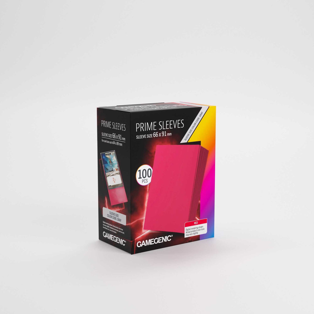 Gamegenic Prime Sleeves Red 66 x 91 mm (100)