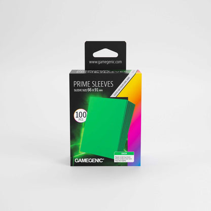 Gamegenic Prime Sleeves Green 66 x 91 mm – 100 Pack