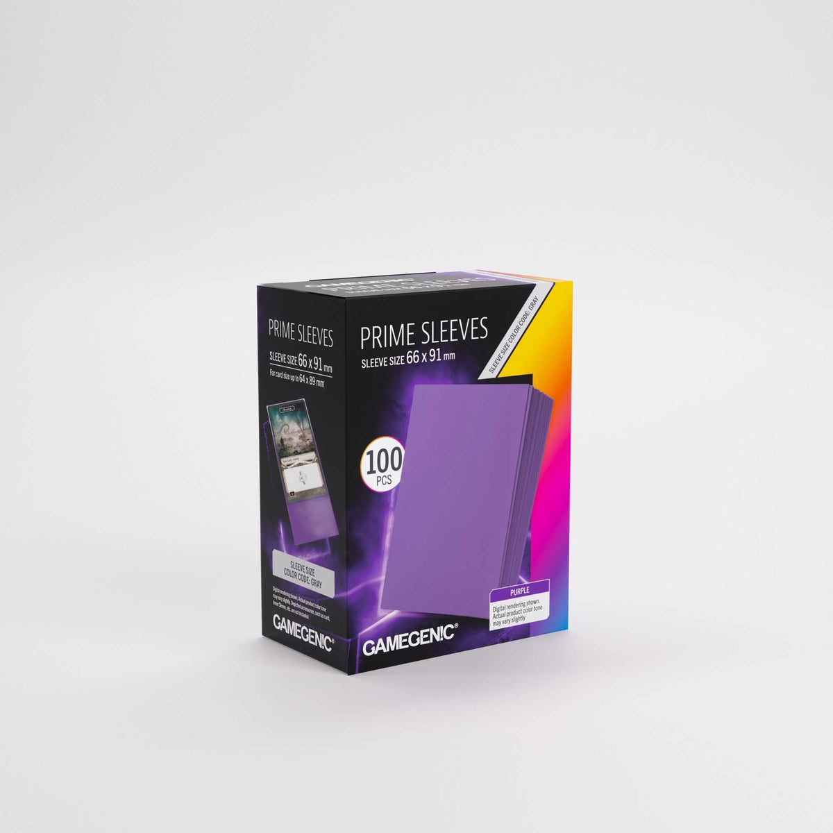 Gamegenic Prime Sleeves Purple 66 x 91 mm (100 ct.)