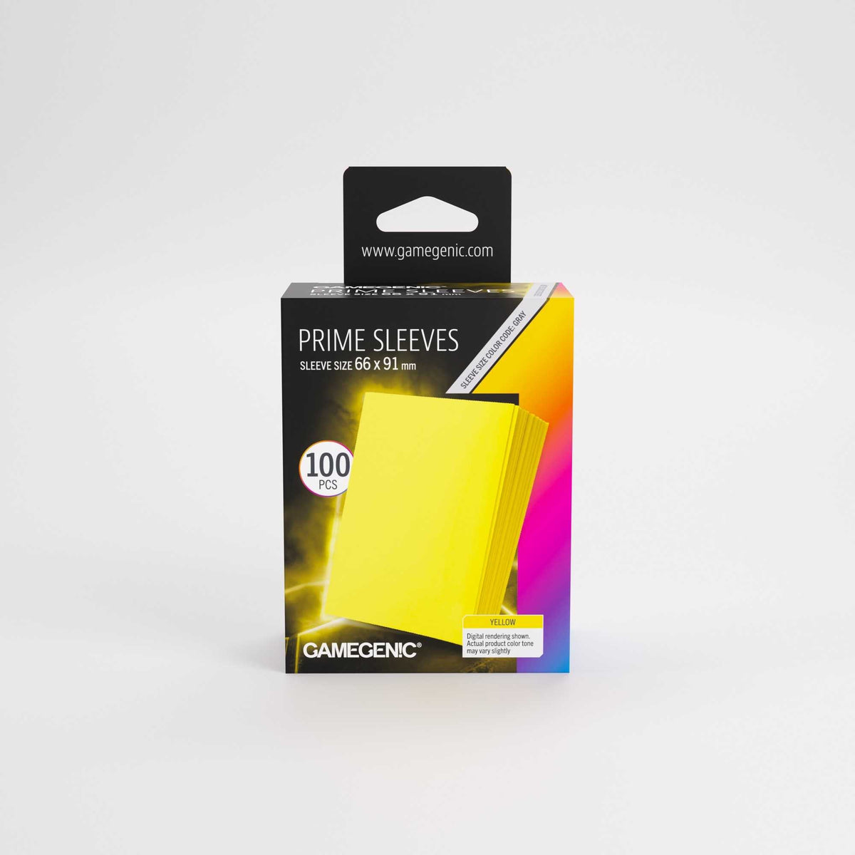 Gamegenic Prime Sleeves Yellow 66 x 91 mm (100 Count)