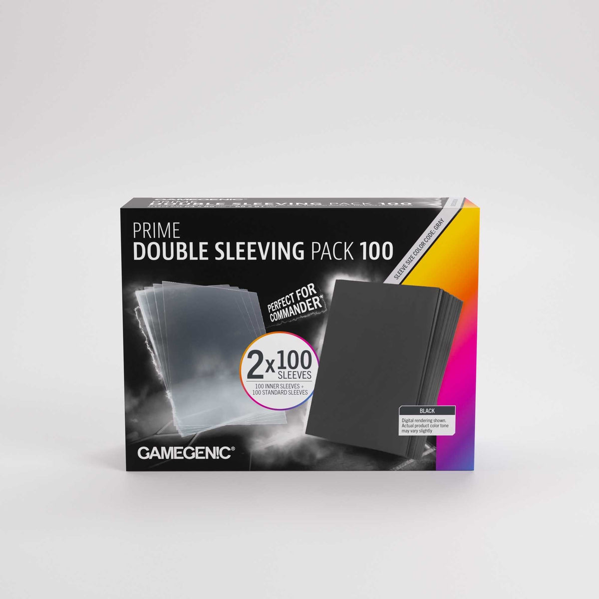 Gamegenic Prime Double Sleeving Pack 66 x 91 mm (100 ct.)