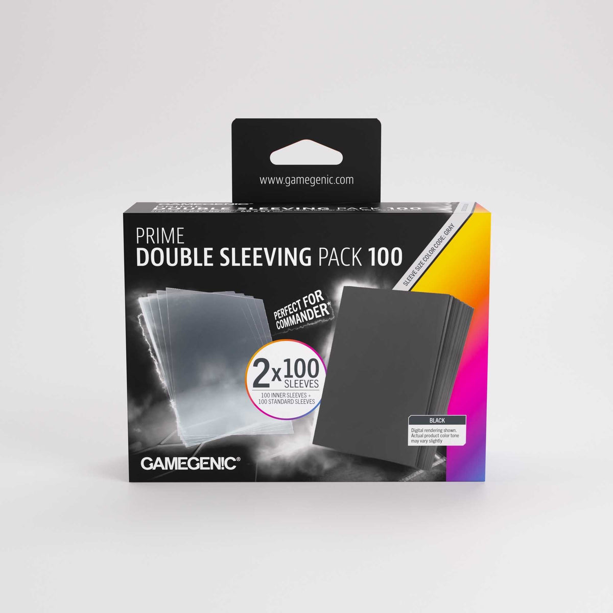 Gamegenic Prime Double Sleeving Pack 66 x 91 mm (100 ct.)