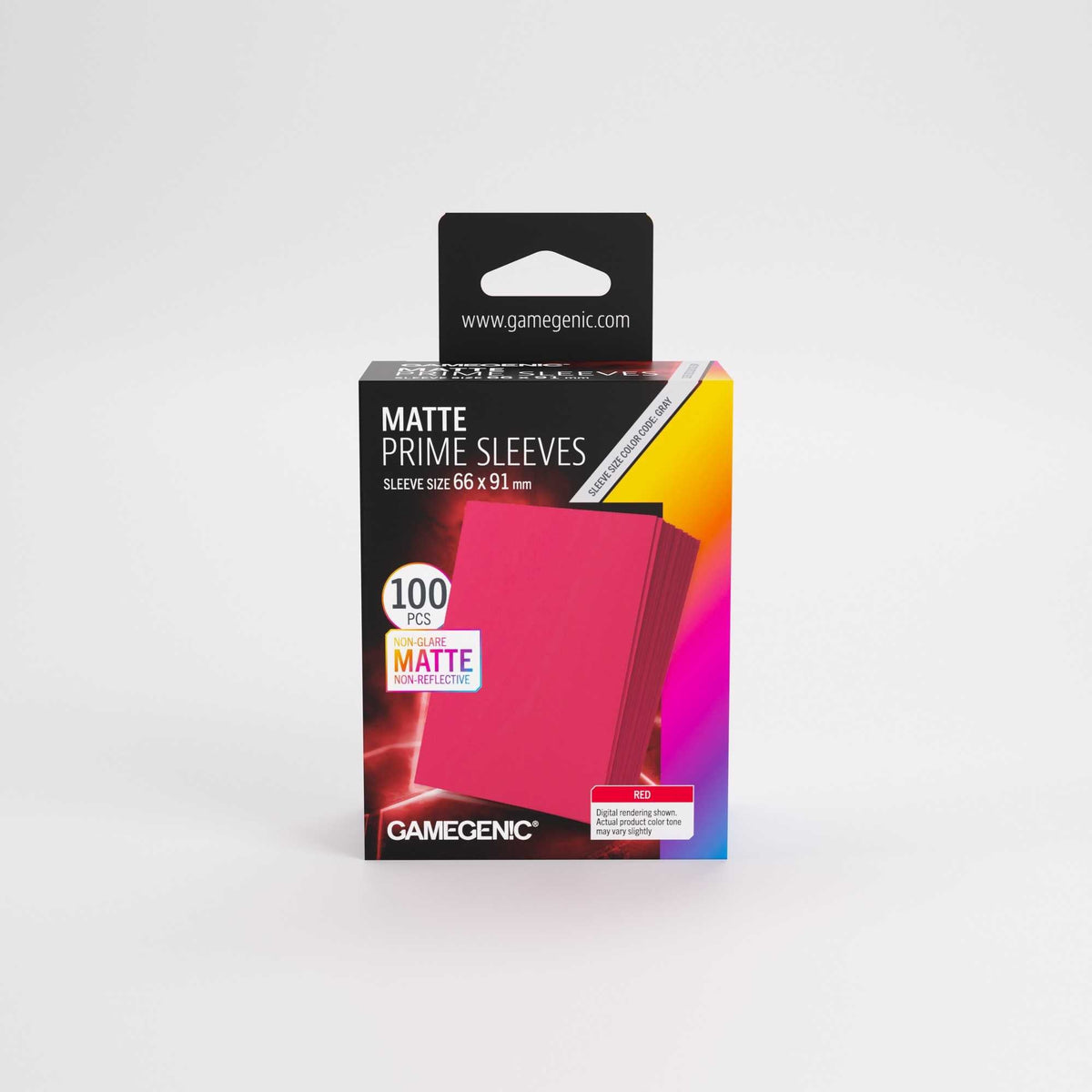 Gamegenic Matte Prime Sleeves Red 66 x 91 mm (100)