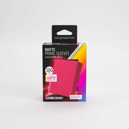 Gamegenic Matte Prime Sleeves Red 66 x 91 mm (100)