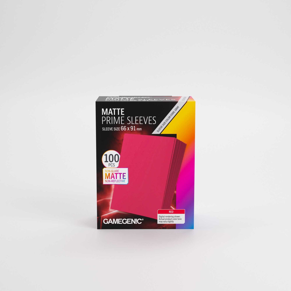 Gamegenic Matte Prime Sleeves Red 66 x 91 mm (100)