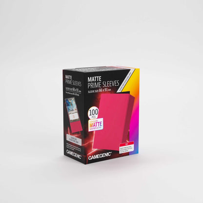 Gamegenic Matte Prime Sleeves Red 66 x 91 mm (100)