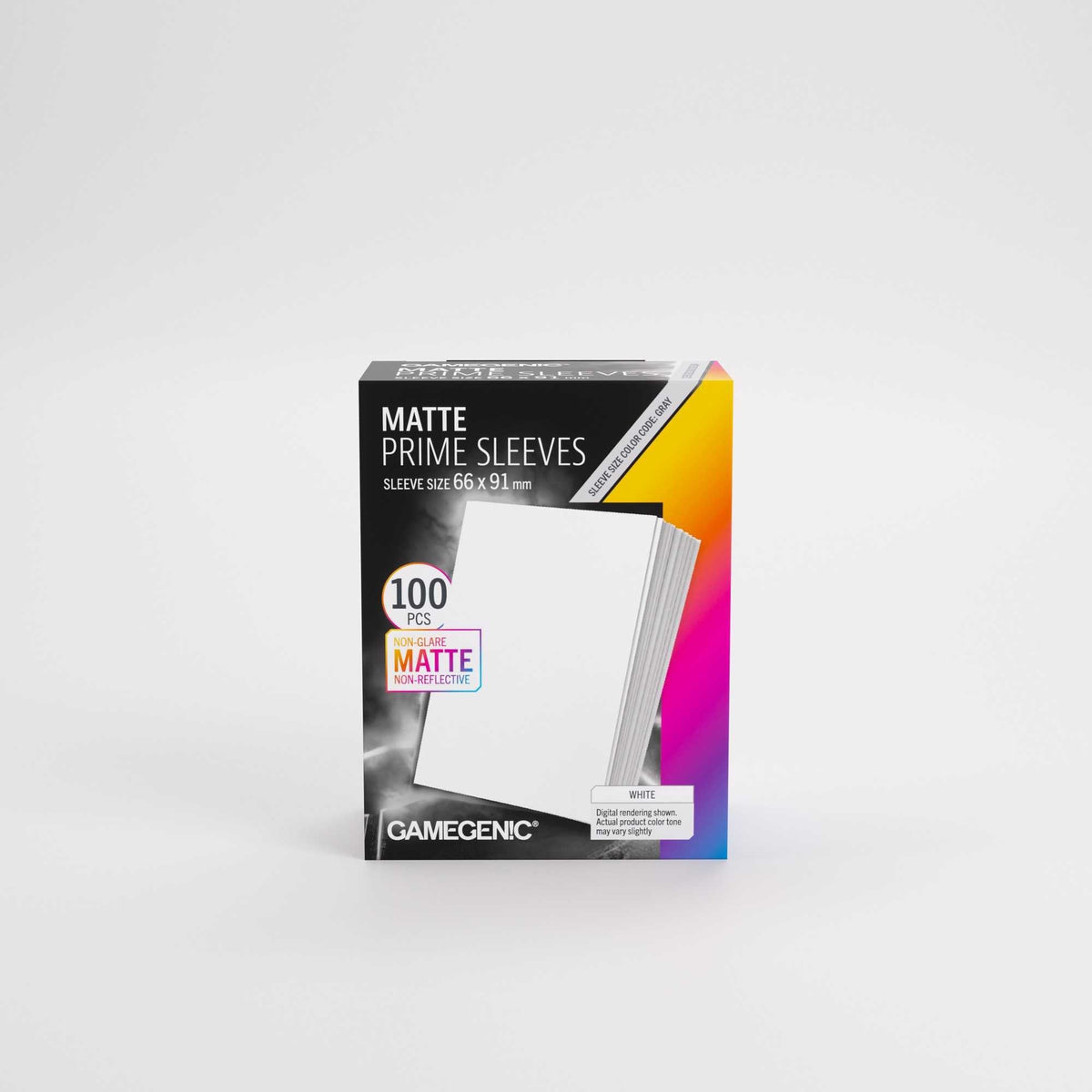 Gamegenic Matte Prime Sleeves White 66 x 91 mm (100 Count)