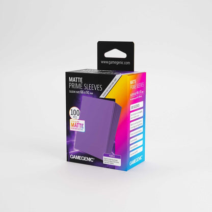 Gamegenic Matte Prime Sleeves Purple 66 x 91 mm, 100 Pack