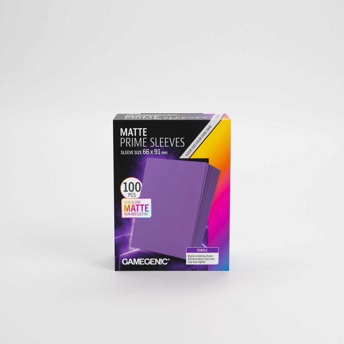 Gamegenic Matte Prime Sleeves Purple 66 x 91 mm, 100 Pack