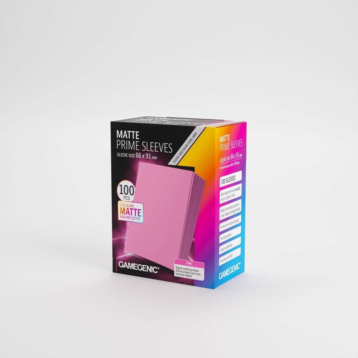 Gamegenic Matte Prime Sleeves Pink 66 x 91 mm (100 Count)
