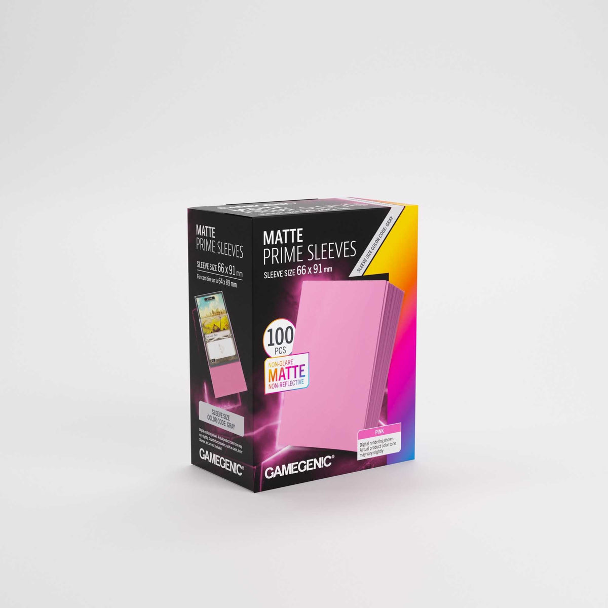 Gamegenic Matte Prime Sleeves Pink 66 x 91 mm (100 Count)