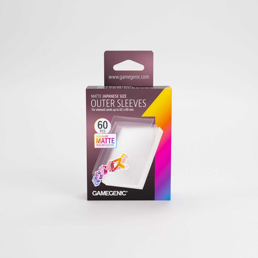 Gamegenic Matte Outer Sleeves Japanese Size 65 x 92 mm (60 Sleeves)