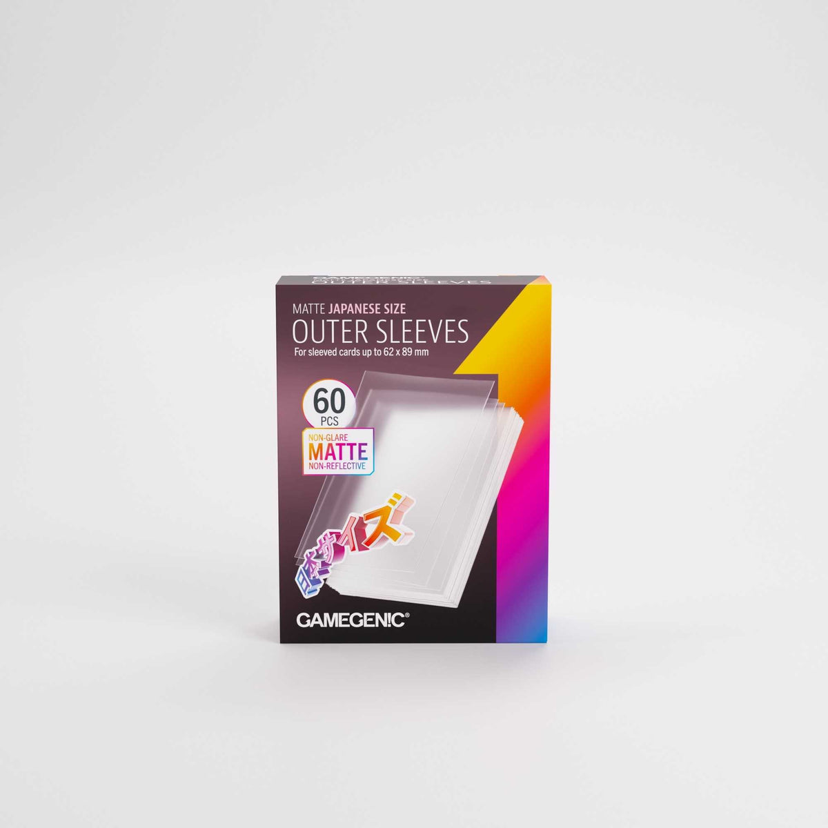Gamegenic Matte Outer Sleeves Japanese Size 65 x 92 mm (60 Sleeves)