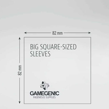 Gamegenic Board Game Sleeves Big Square Clear (50 ct.)